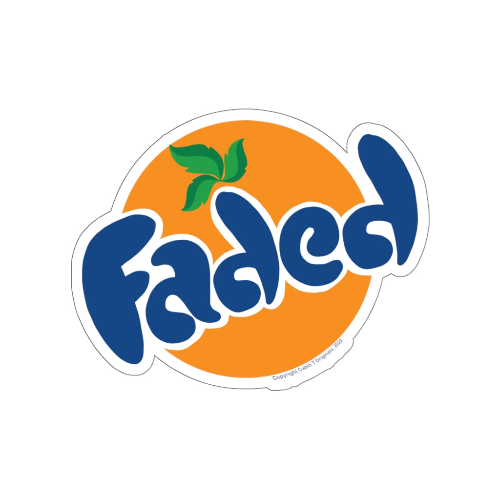 Faded Sticker