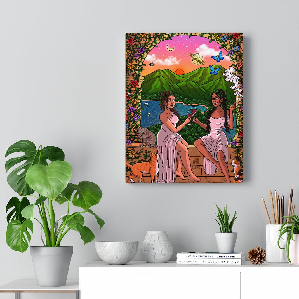 "Mediterranean" Canvas Print