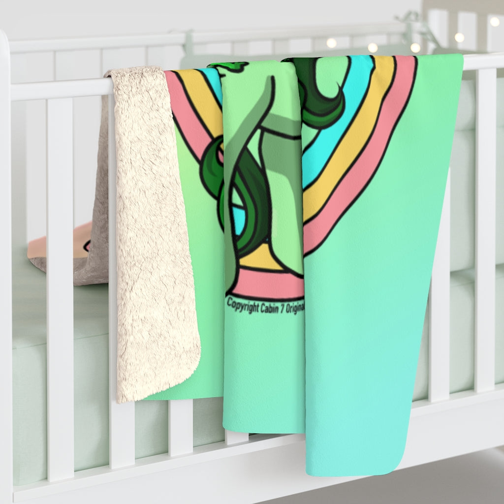 "Stoney Pony" Sherpa Fleece Blanket