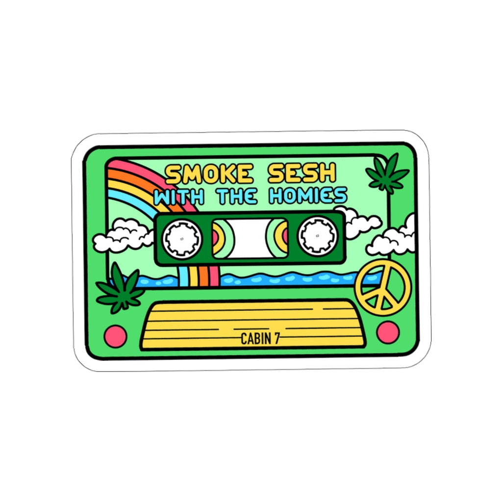 Smoke Sesh Mixtape Sticker