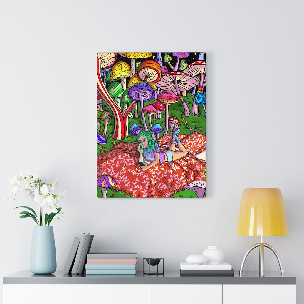 "Mushroom Forest" Canvas Print