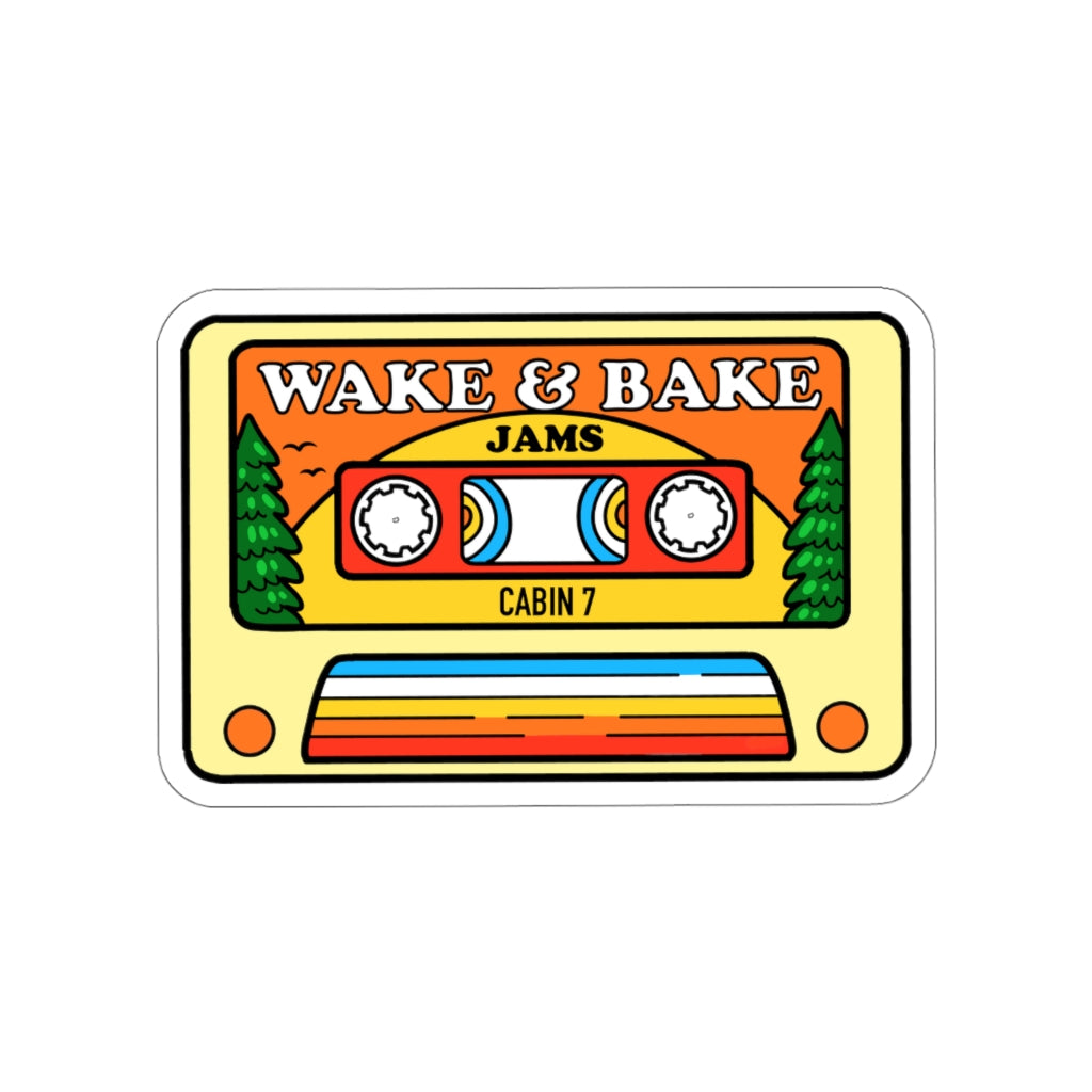 Wake & Bake Jams Sticker