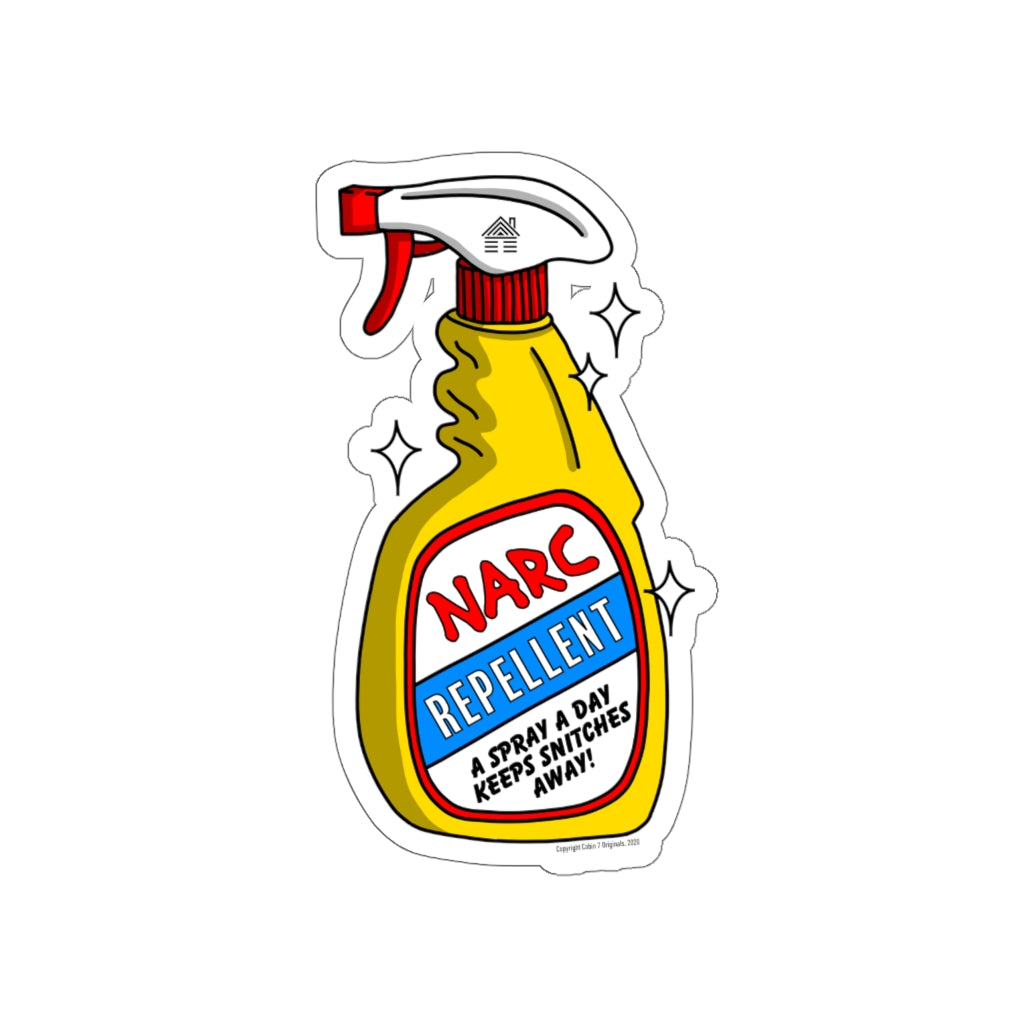 Narc Repellent Sticker