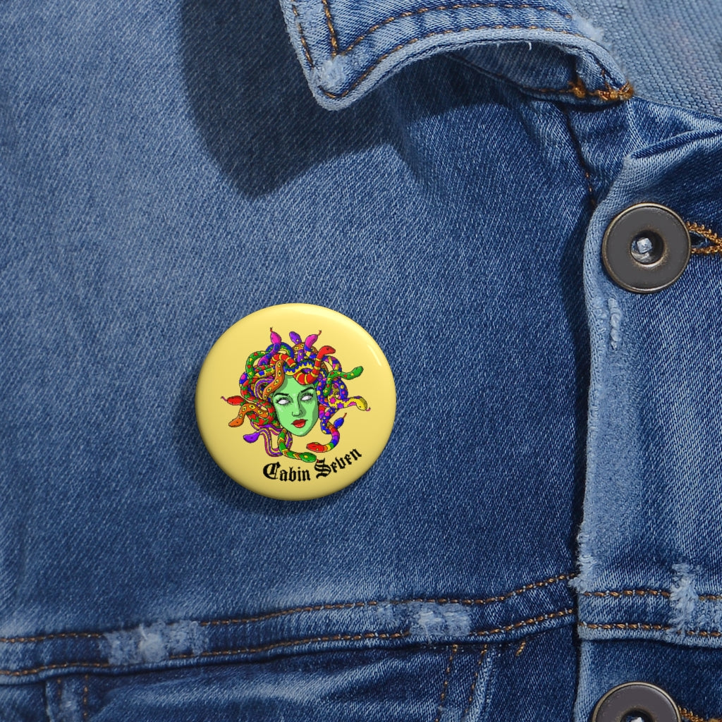 Psychedelic Medusa Pin