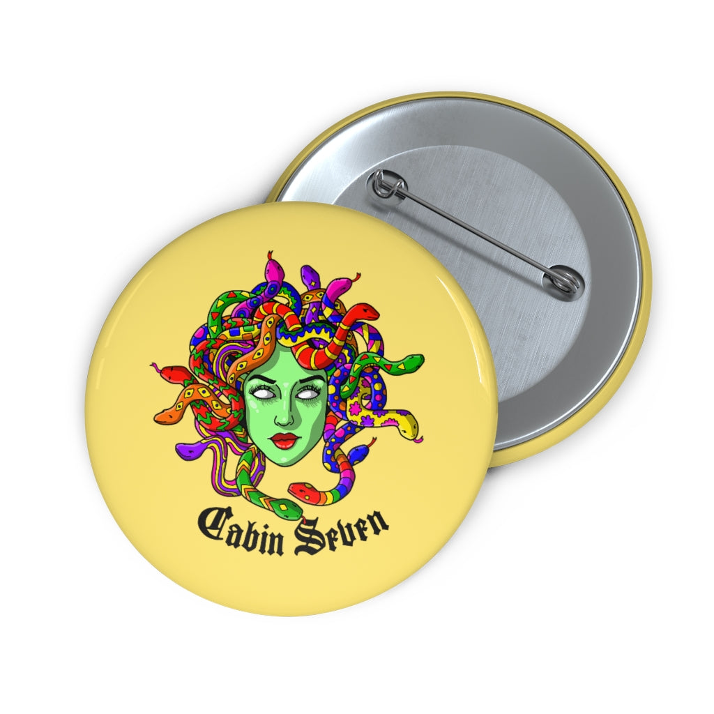 Psychedelic Medusa Pin