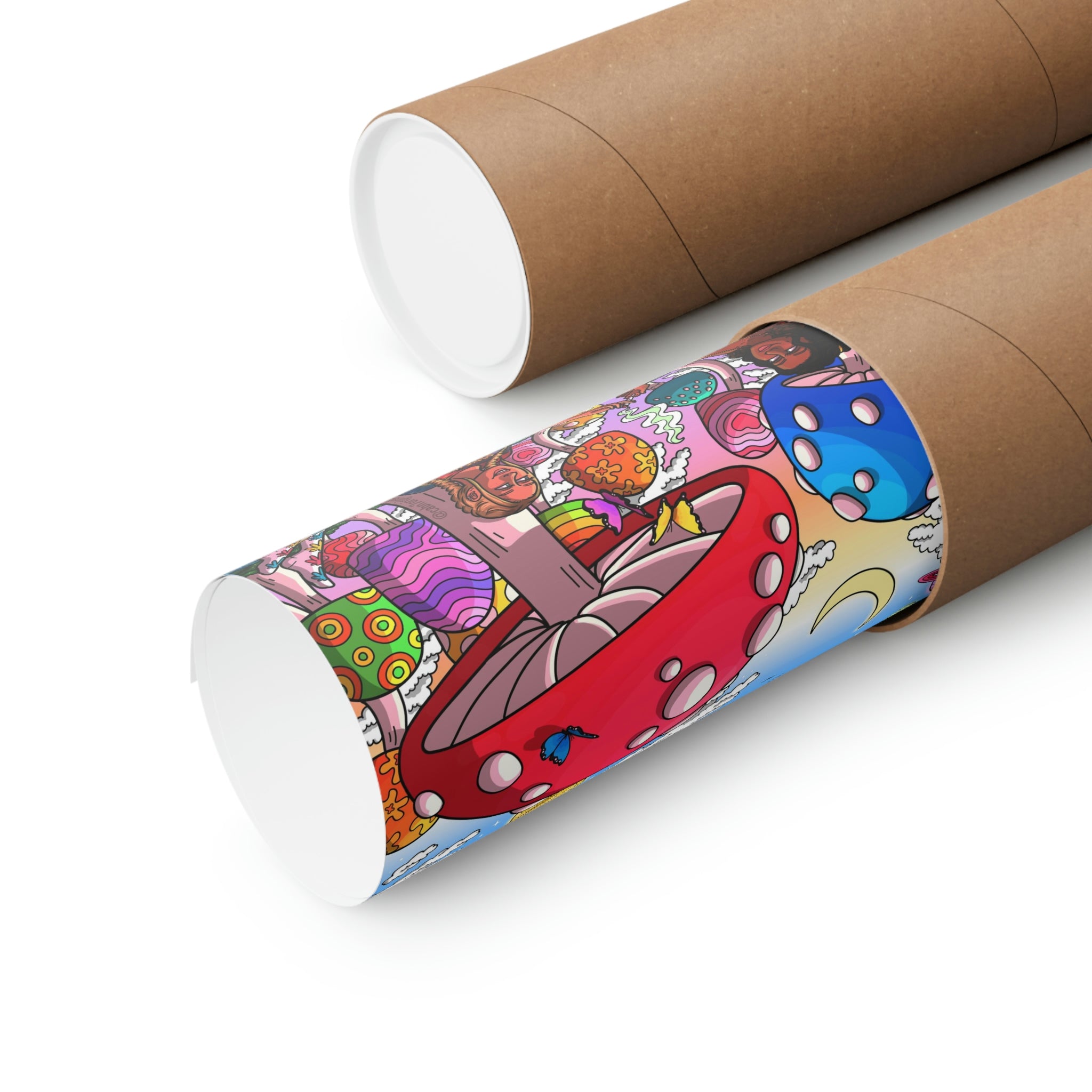 "Mushroom Meadow" Poster Print