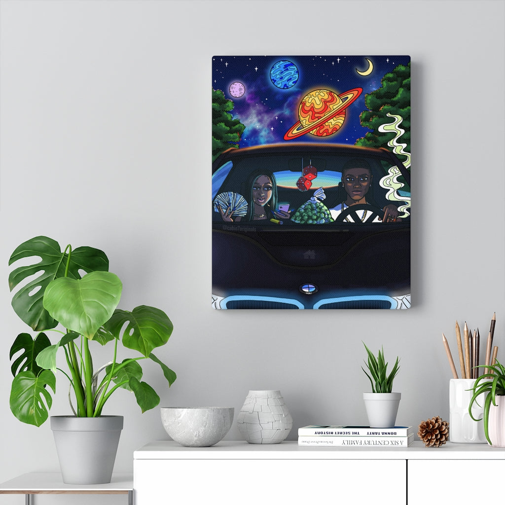 "Space Cruise" Canvas Print