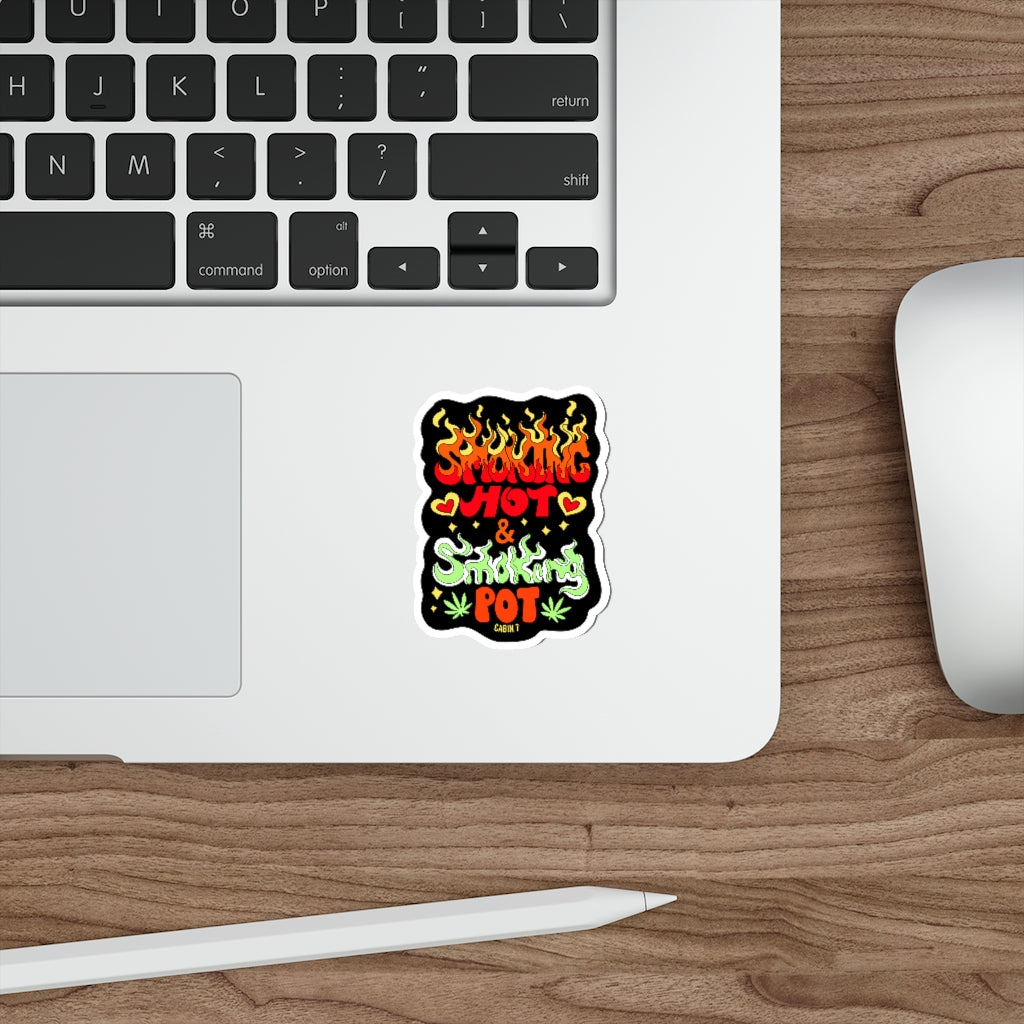 Smoking Hot Sticker