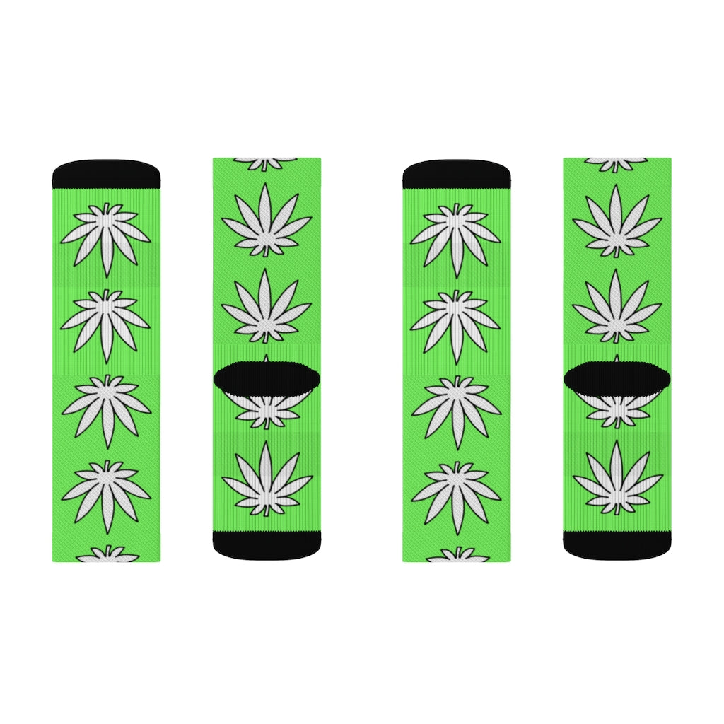Lil' Leafy Socks - Limeade