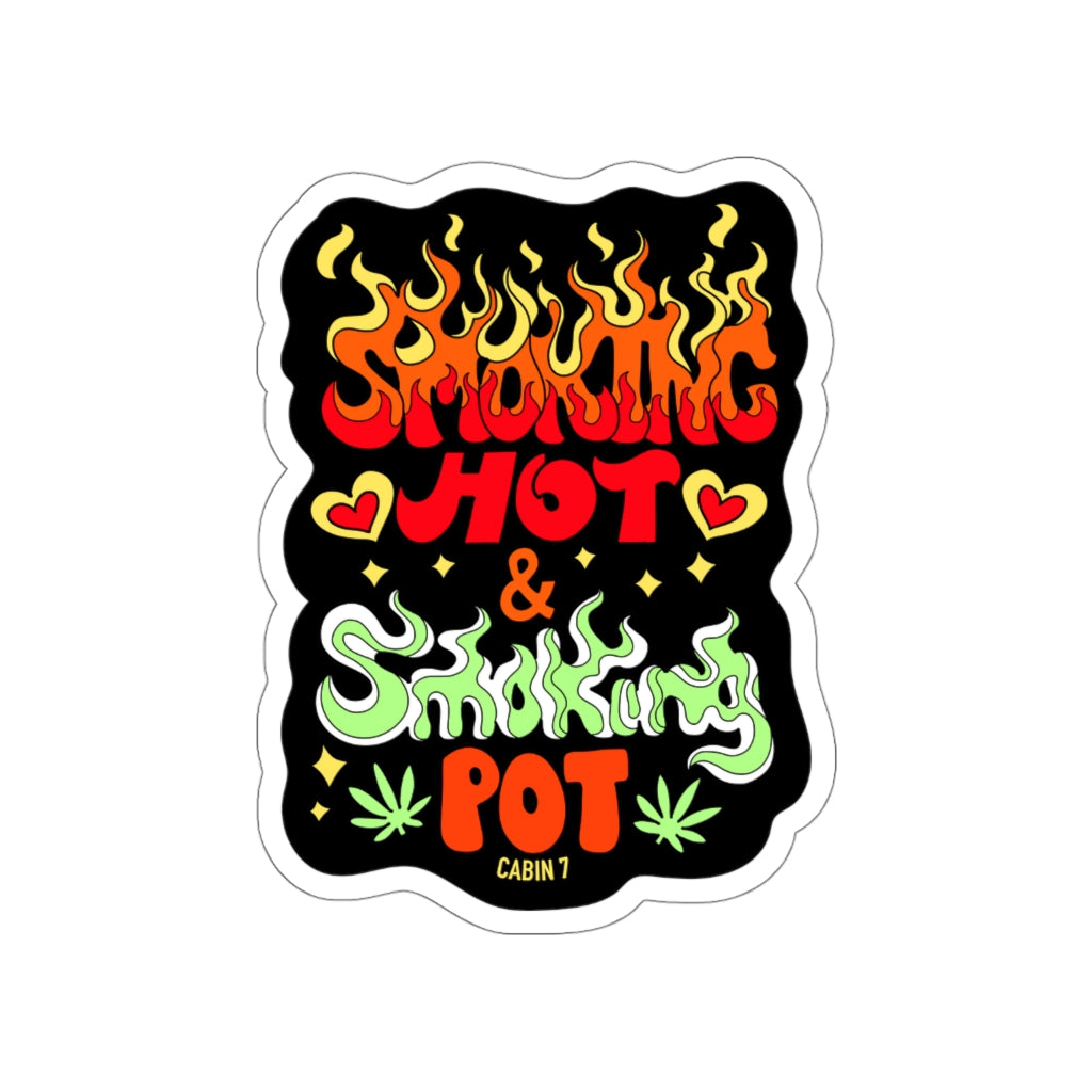 Smoking Hot Sticker