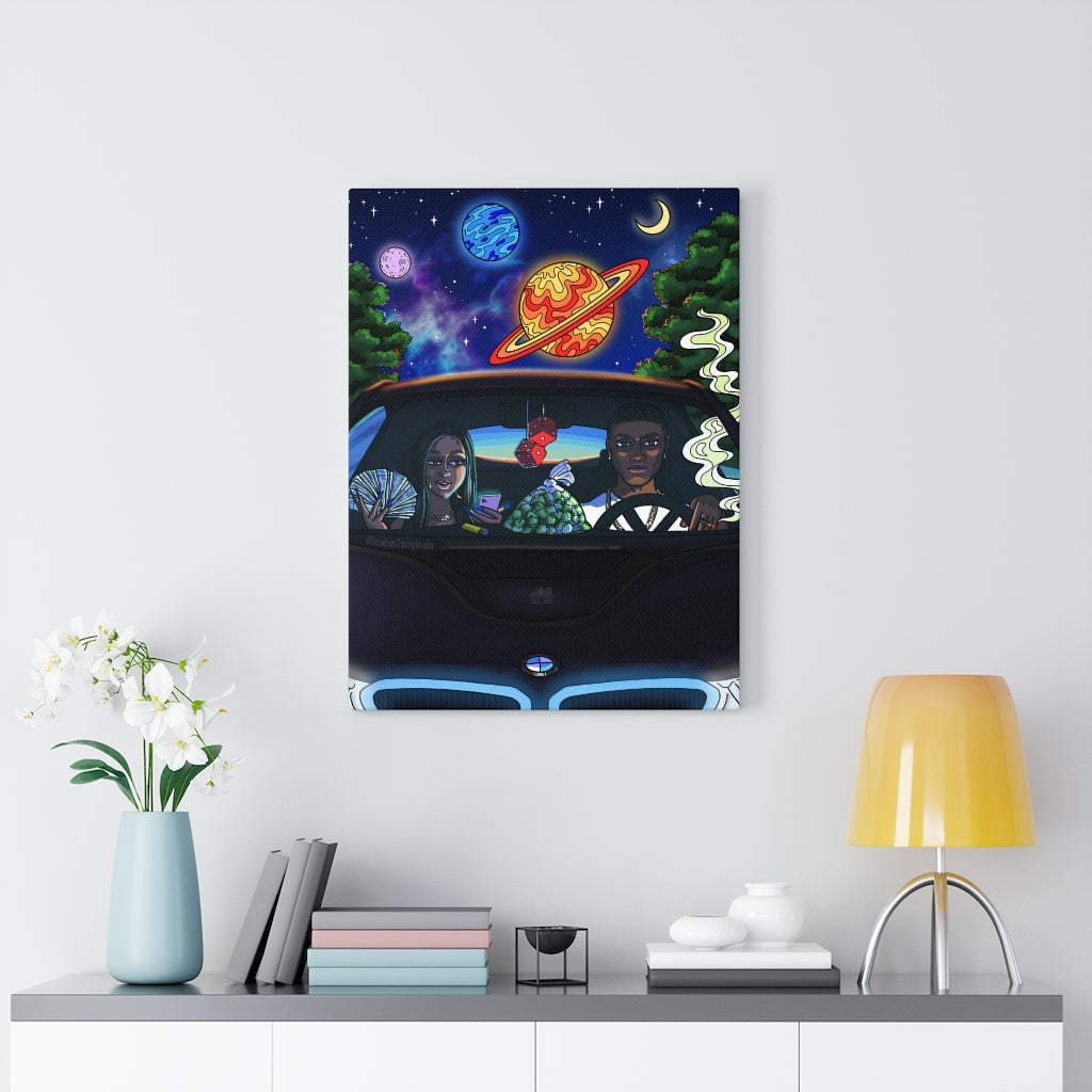 "Space Cruise" Canvas Print