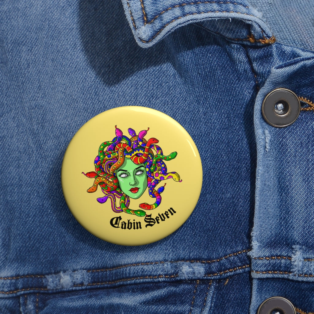 Psychedelic Medusa Pin