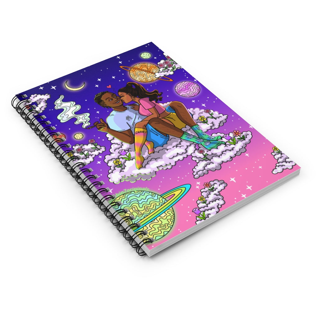 In The Clouds Spiral Notebook