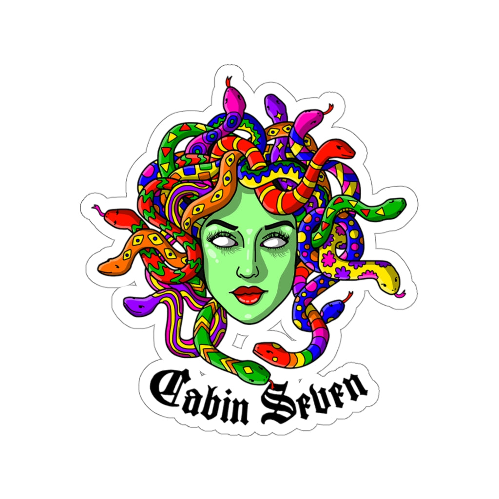 Psychedelic Medusa Sticker
