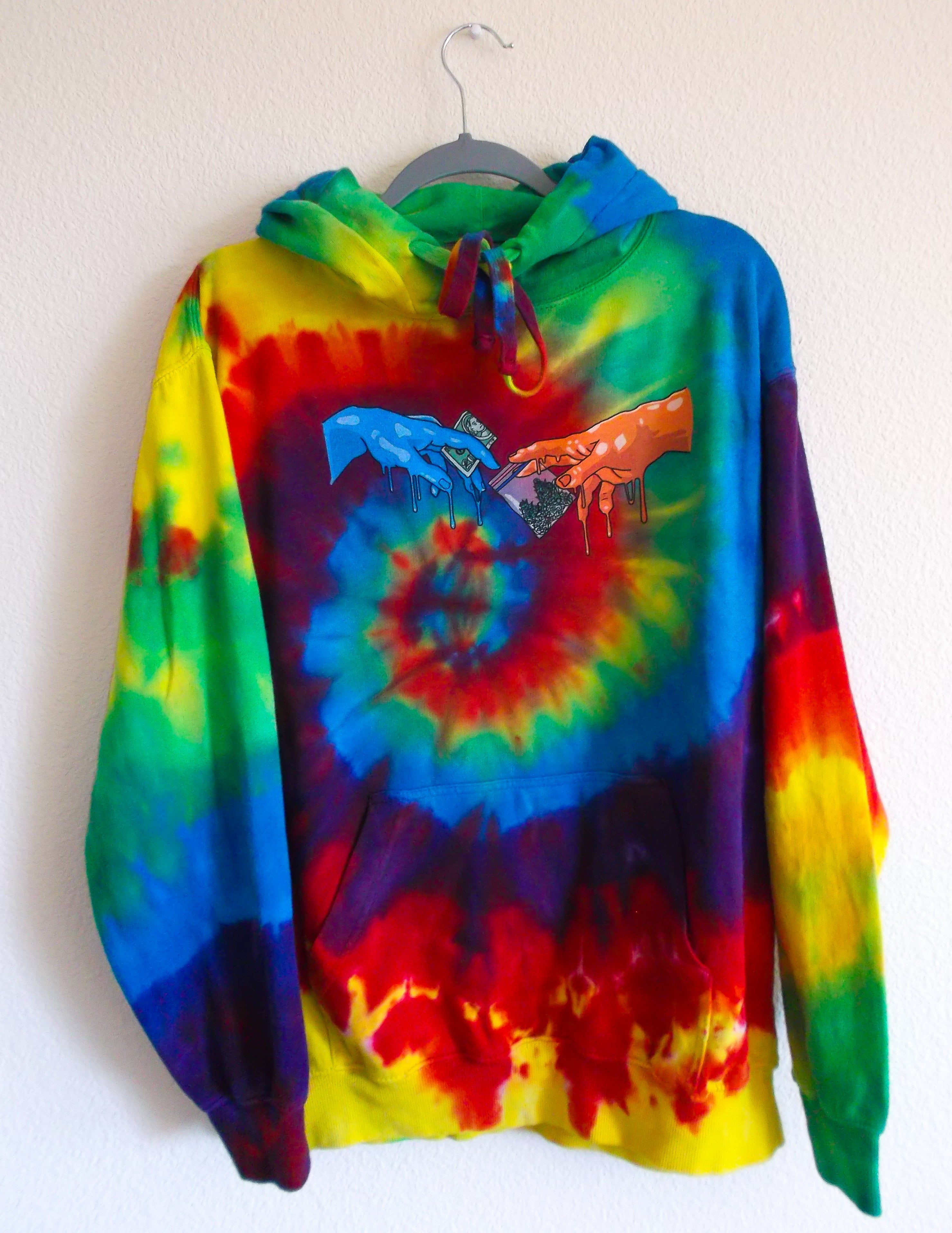 Michelangelo's Mary Tie-Dye Hoodie