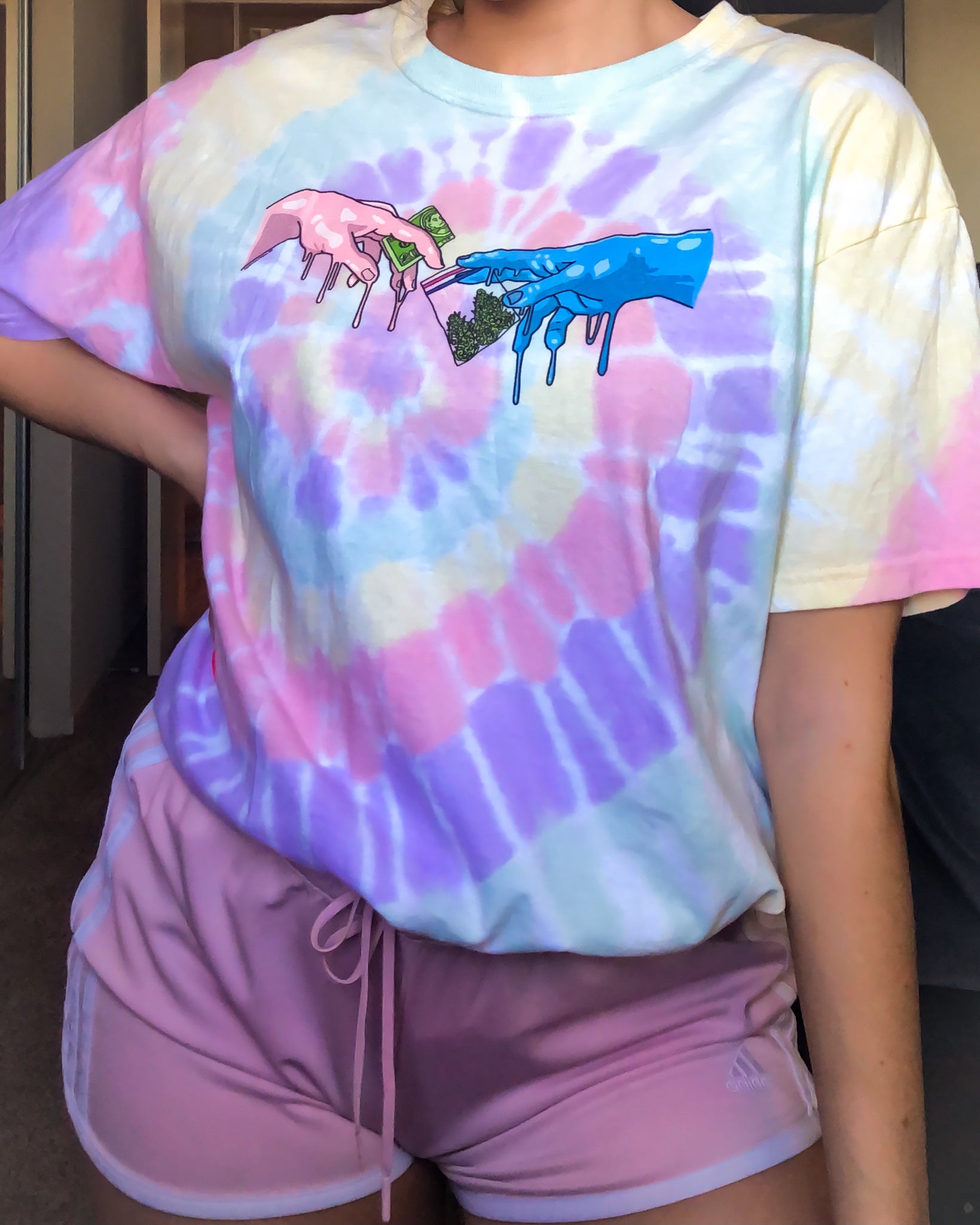 Michelangelo's Mary Tie Dye T-Shirt