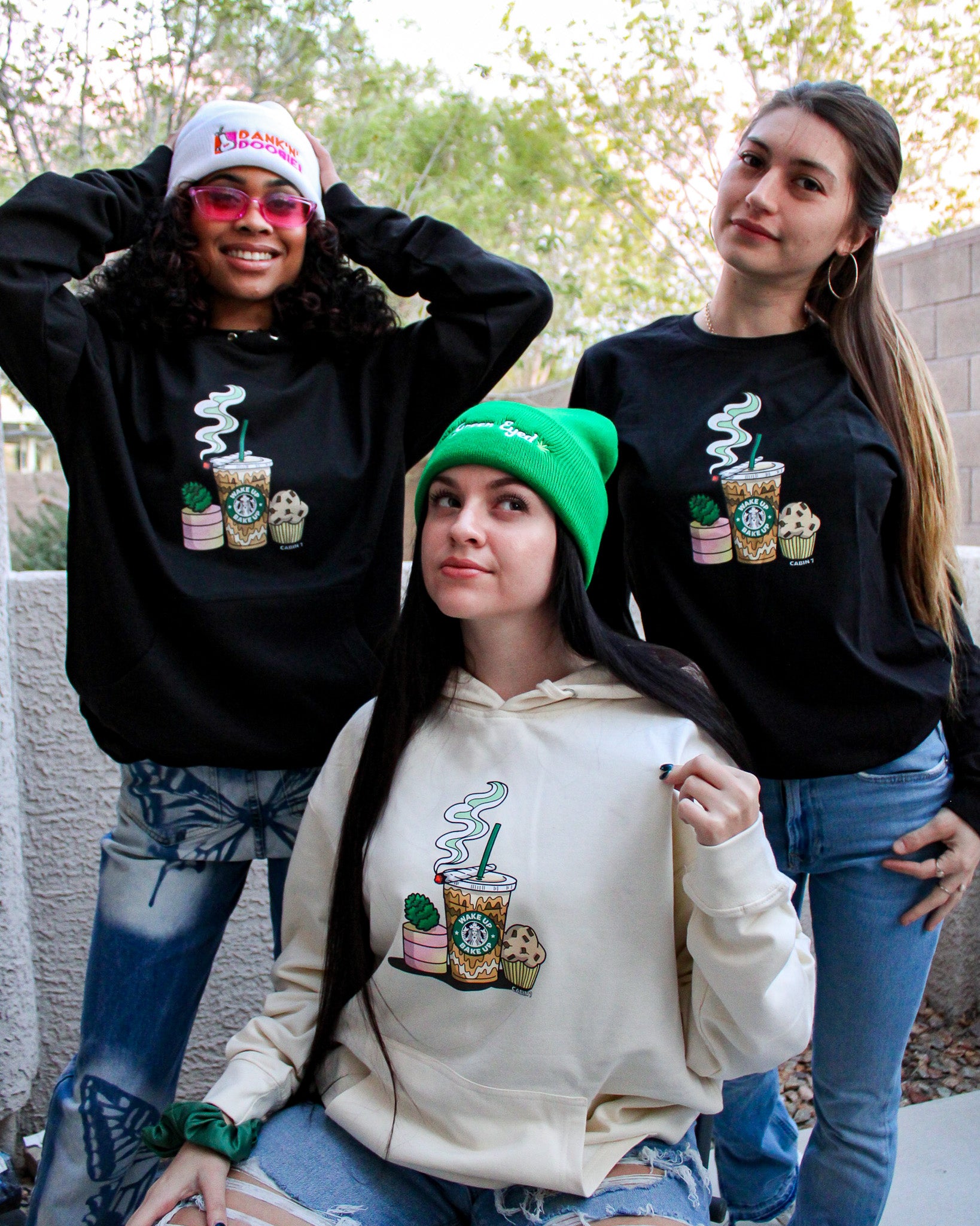 Wake & Bake Long Sleeve - BLACK