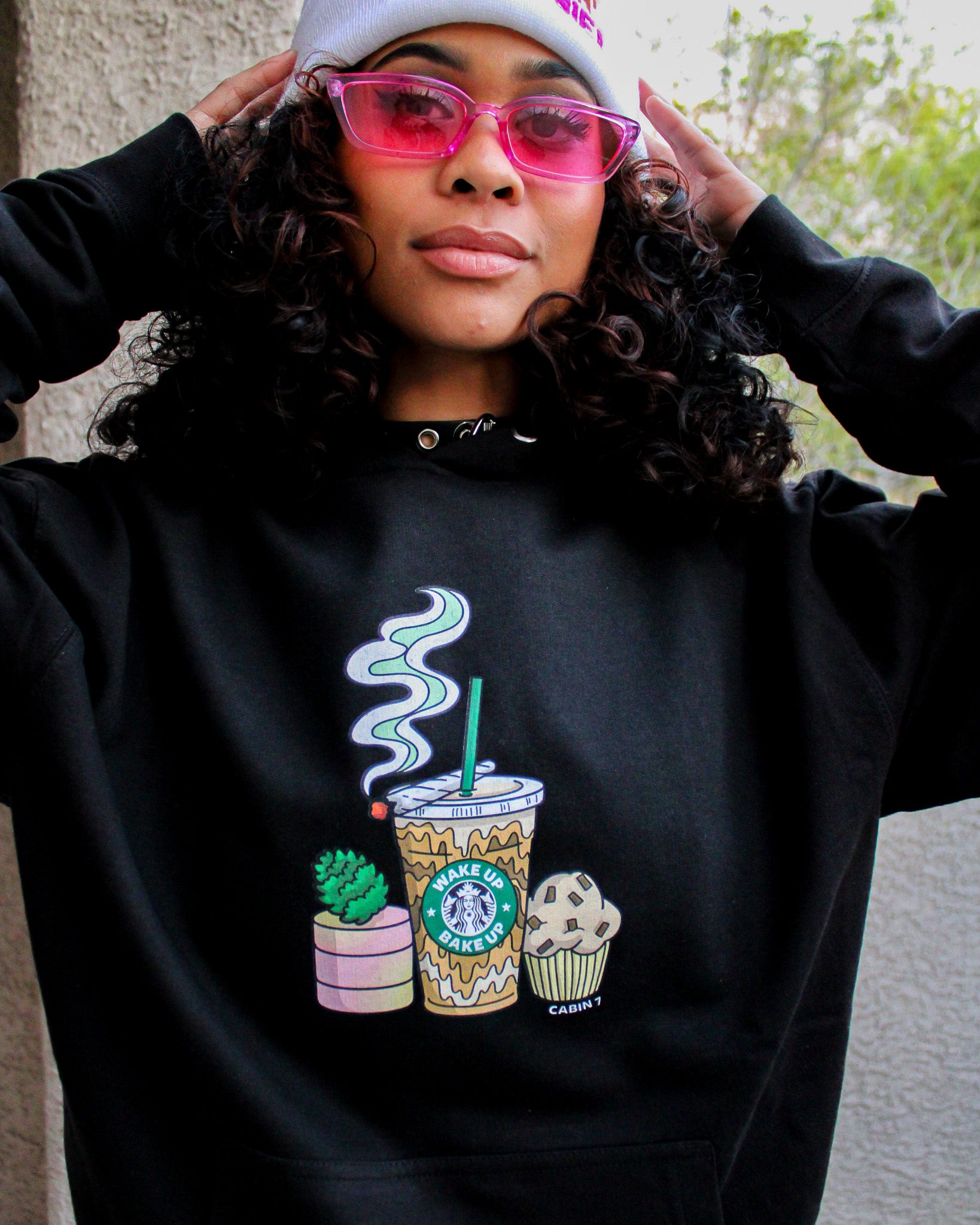 Wake & Bake Hoodie - BLACK