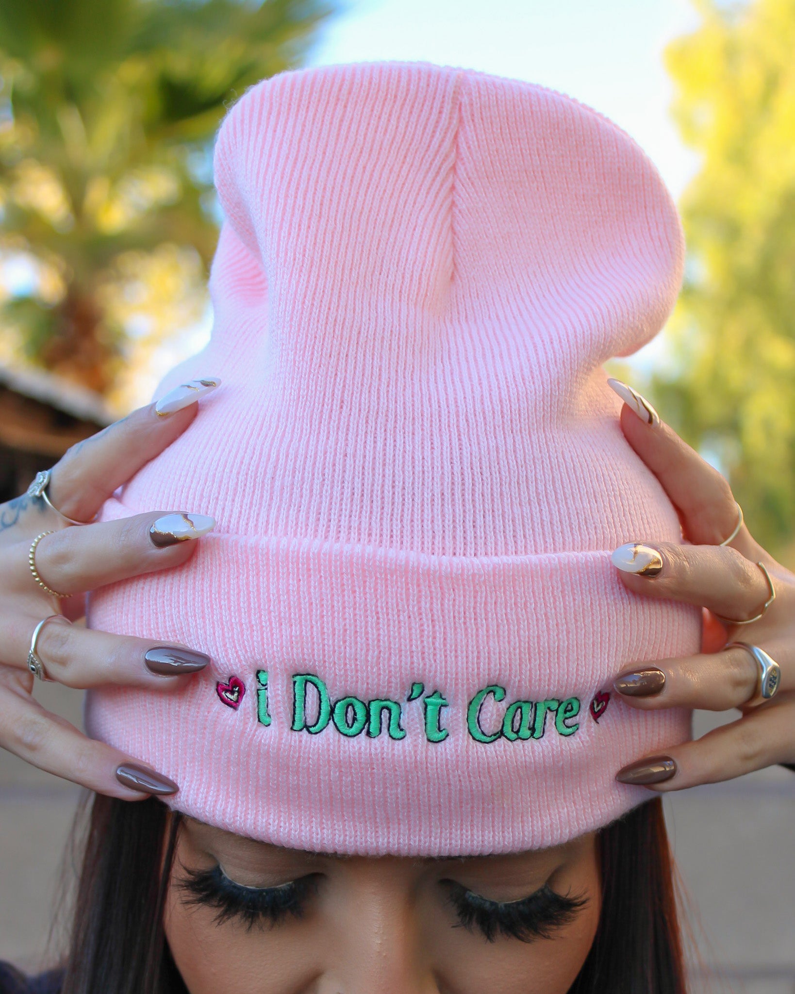I Don't Care Beanie