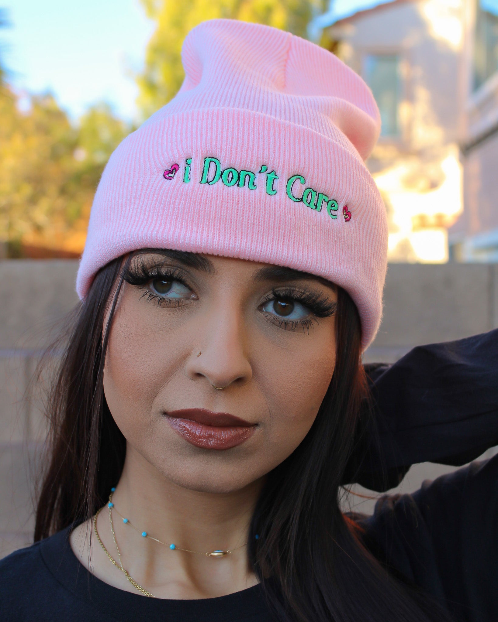 I Don't Care Beanie