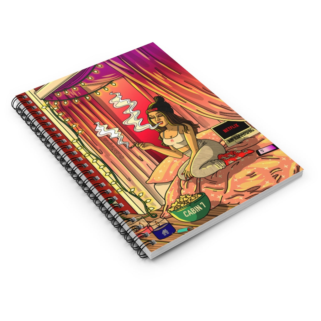 Cozy Evening Spiral Notebook