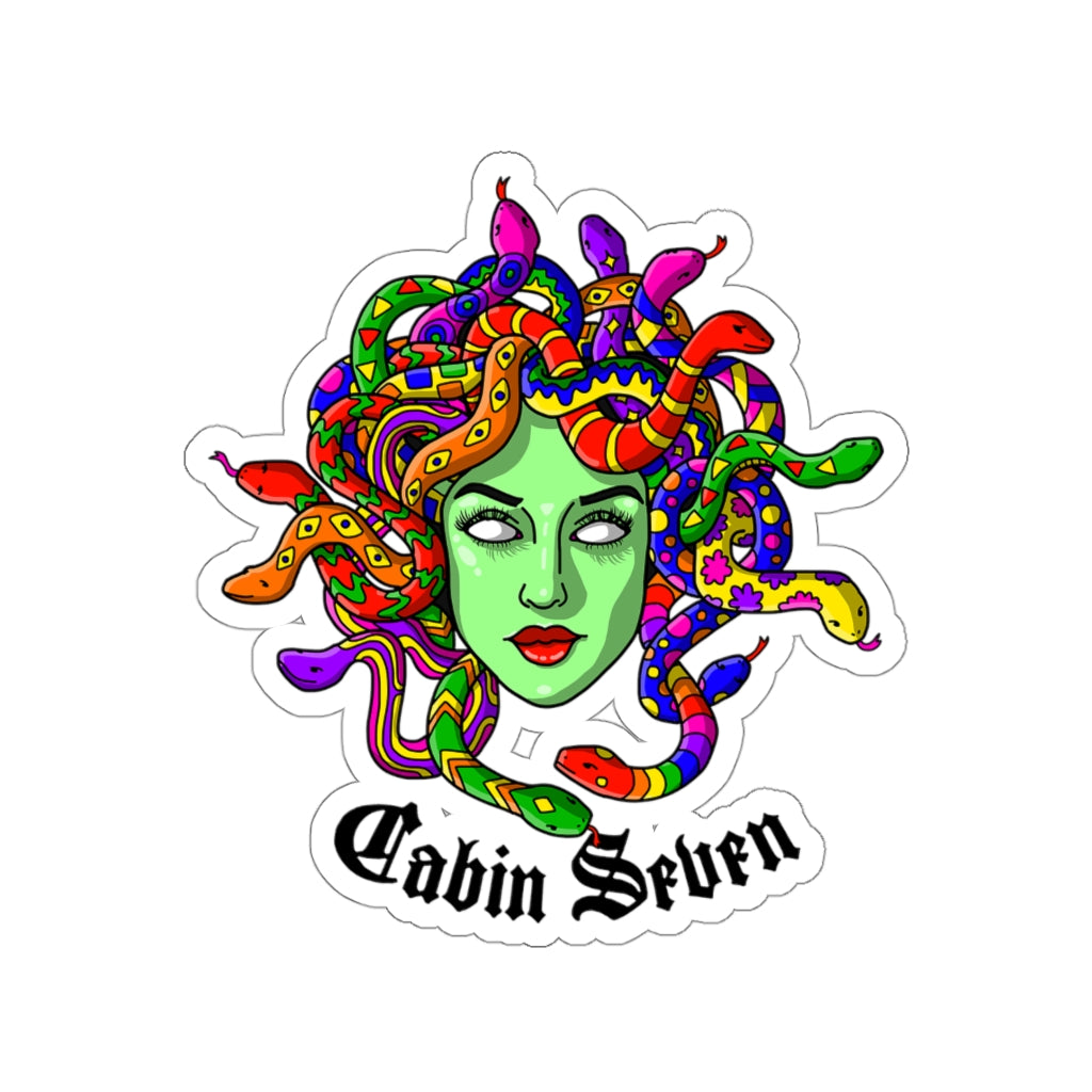 Psychedelic Medusa Sticker