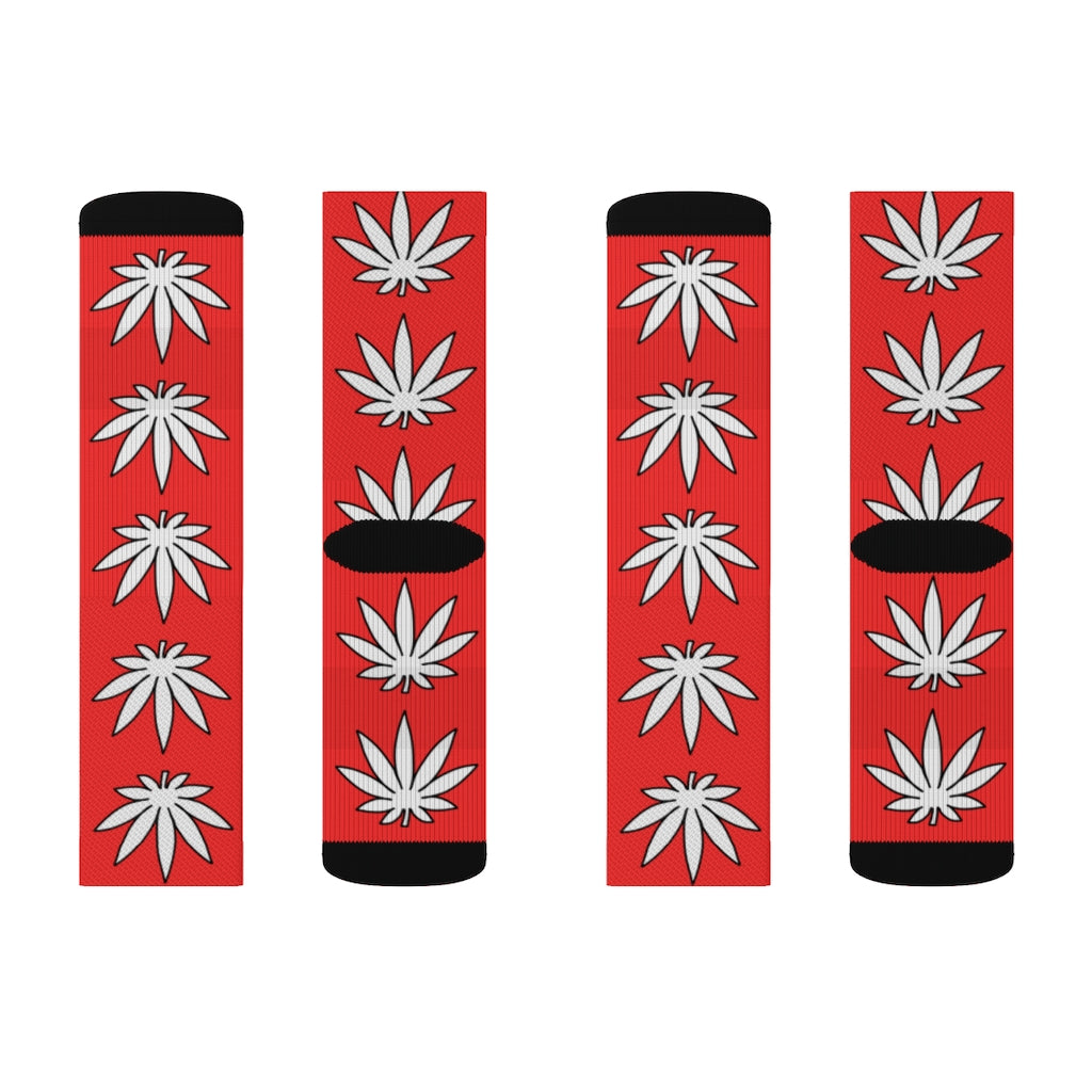 Lil' Leafy Socks - Rose