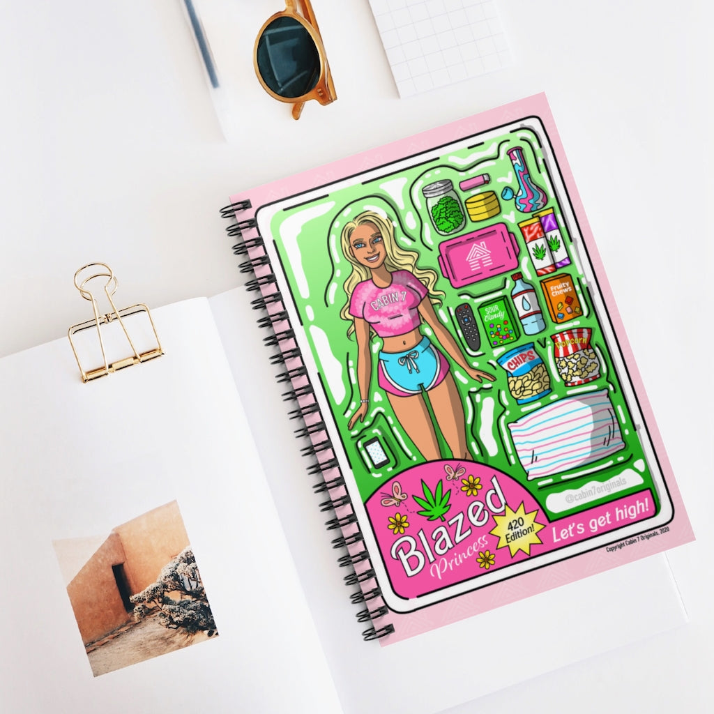 Blazed Princess (OG Blonde) Spiral Notebook