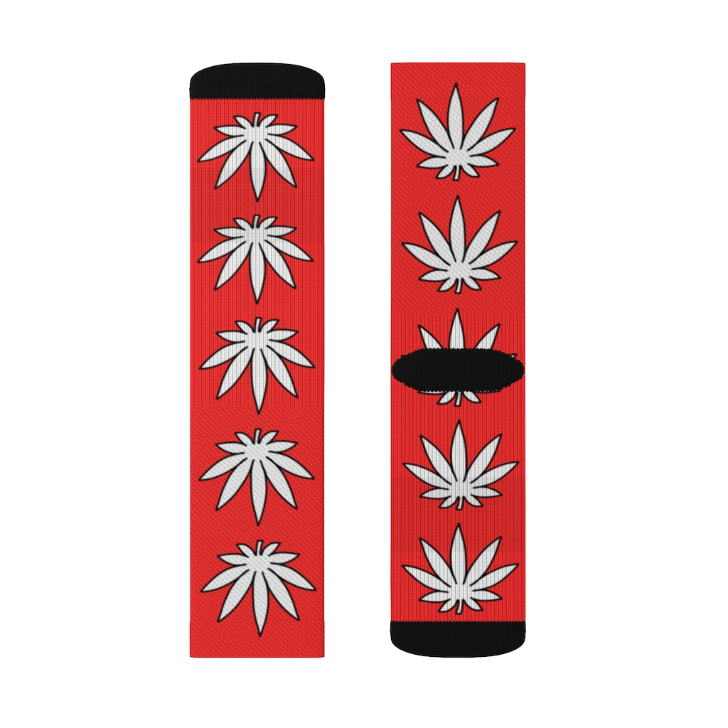 Lil' Leafy Socks - Rose