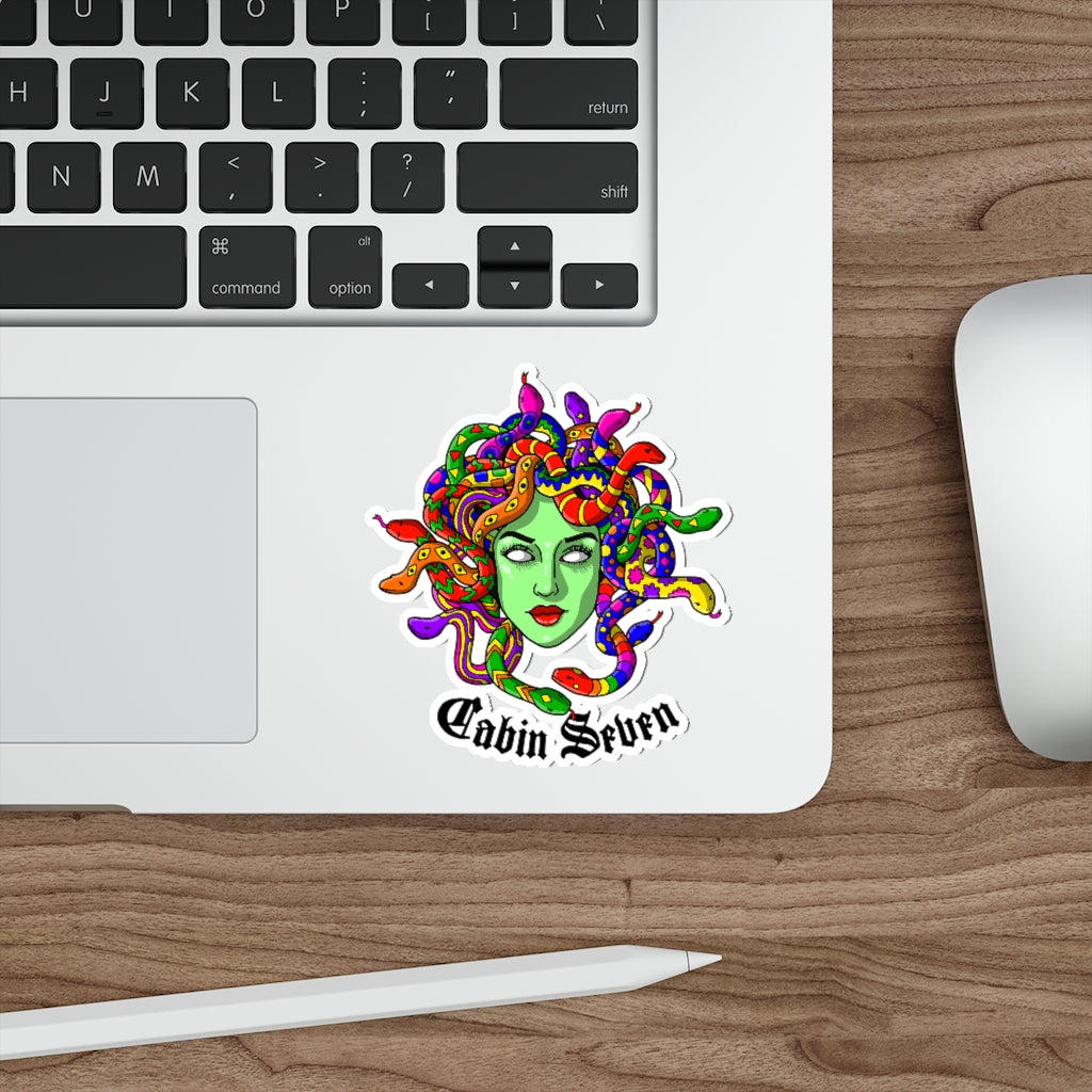 Psychedelic Medusa Sticker