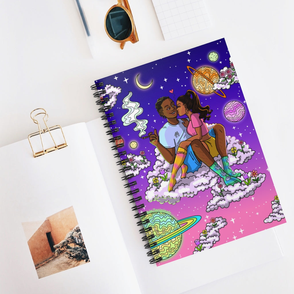 In The Clouds Spiral Notebook