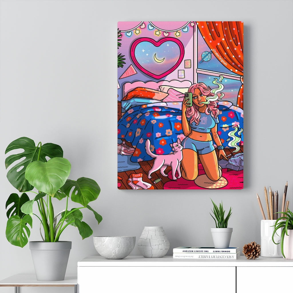 "Bubblegum" Canvas Print