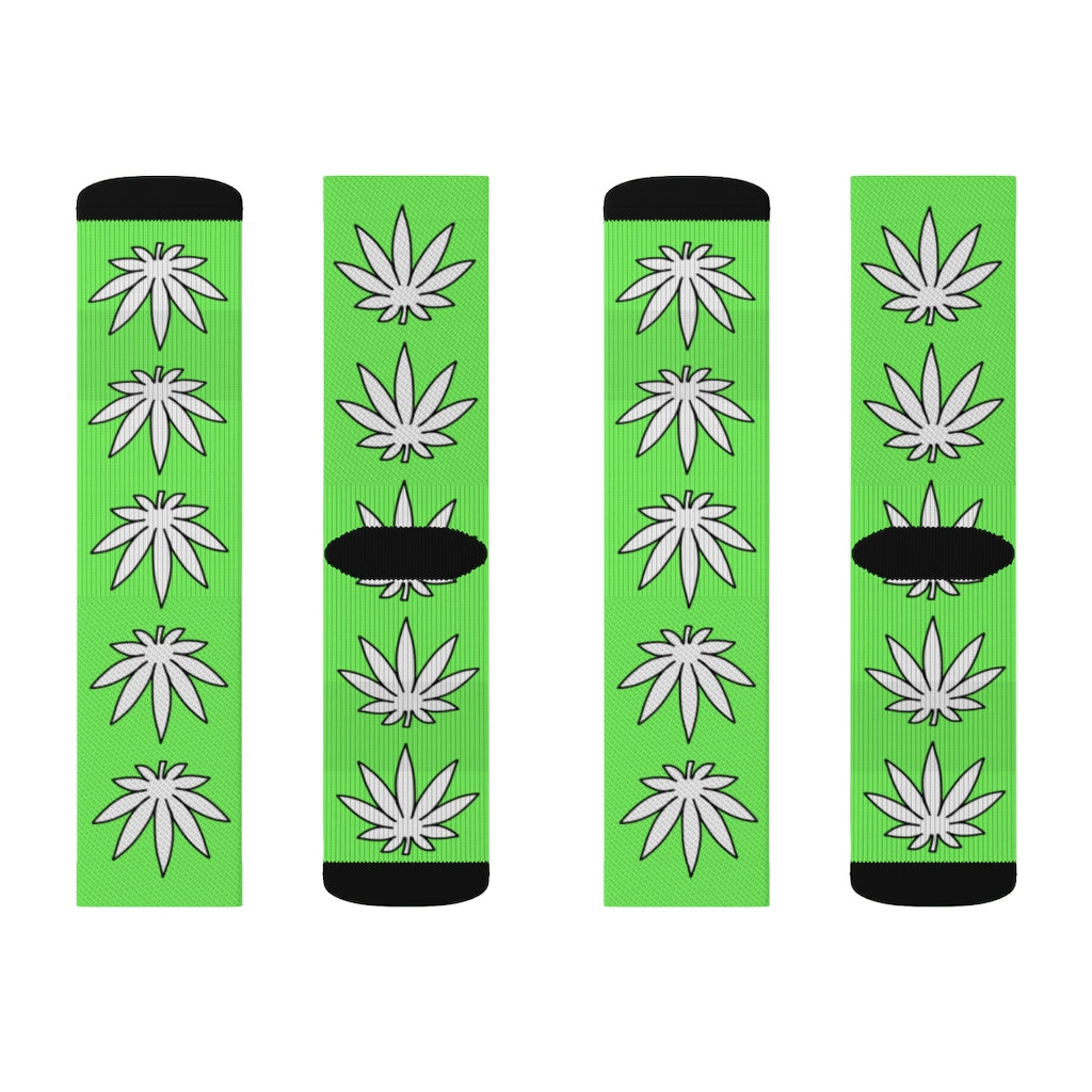 Lil' Leafy Socks - Limeade