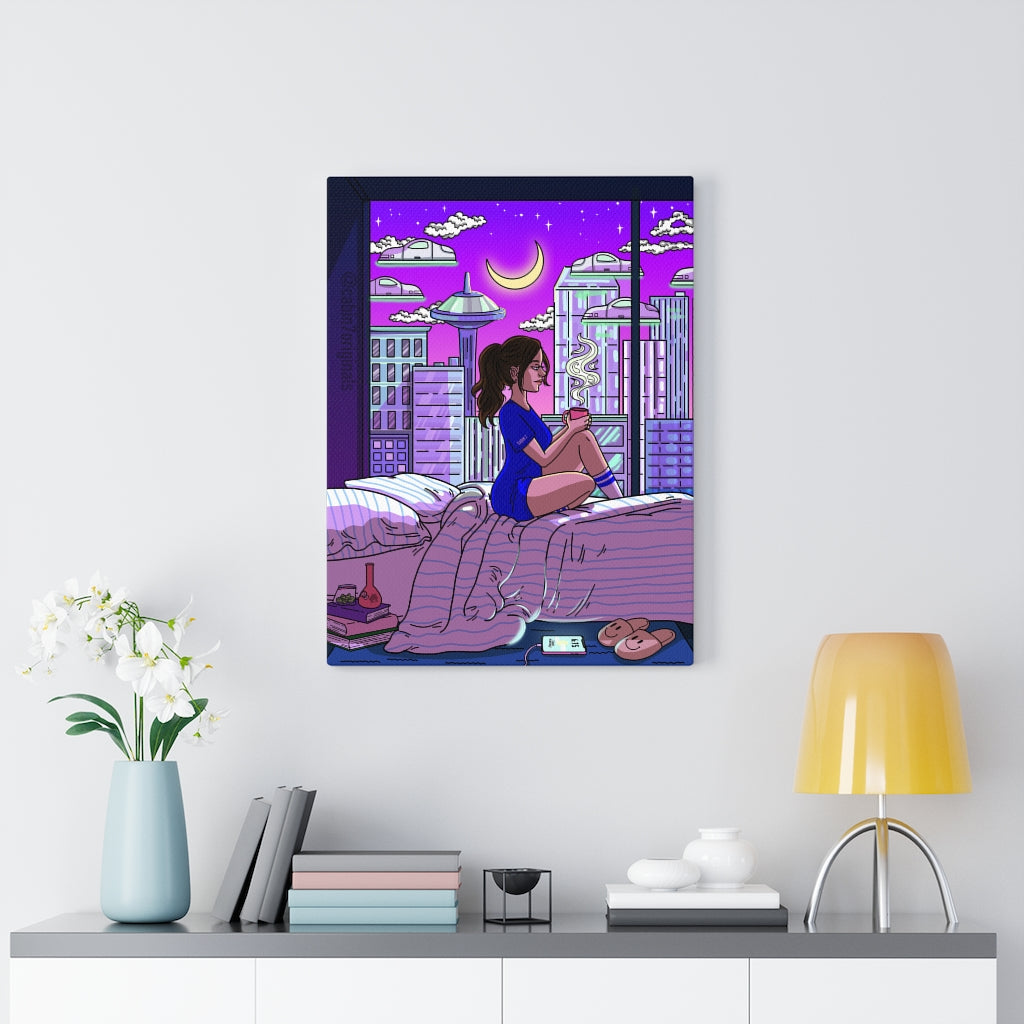 "Purple Dawn" Canvas Print