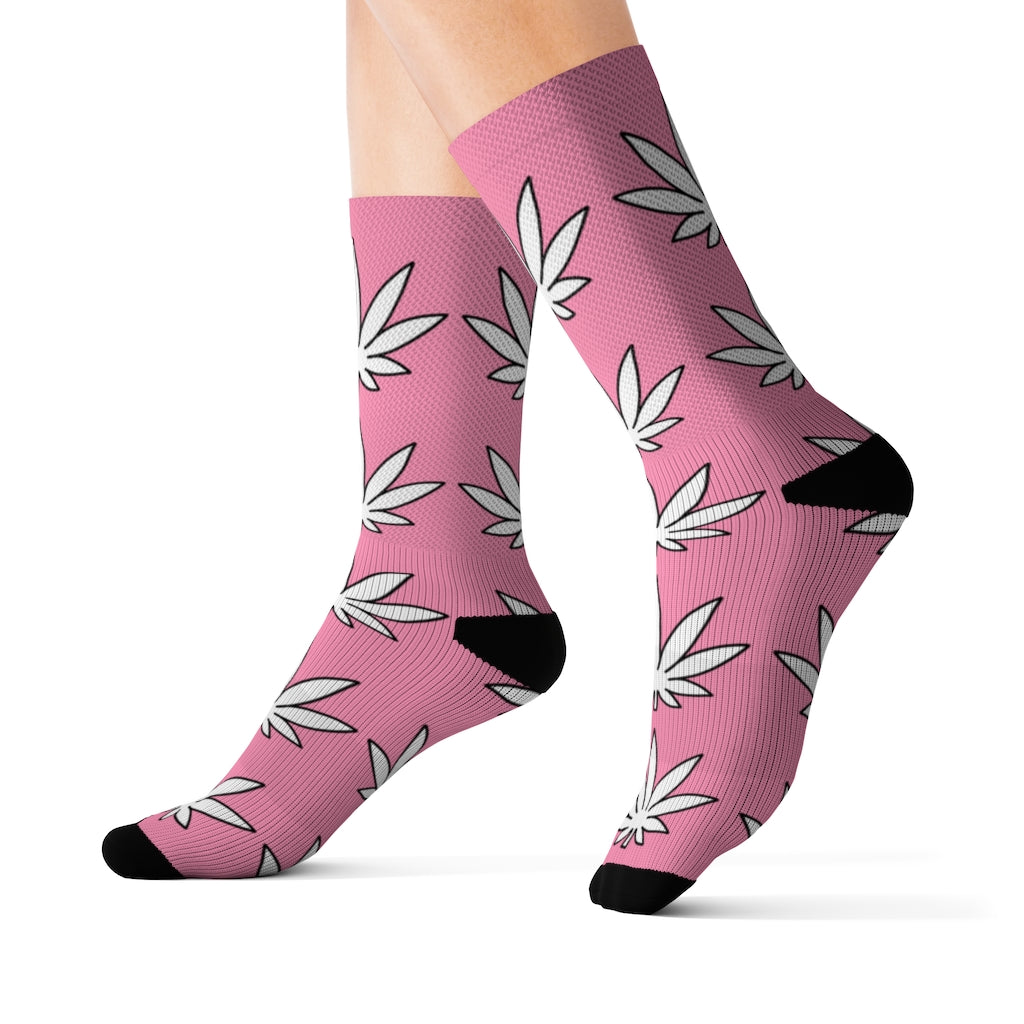 Lil' Leafy Socks - Bubblegum