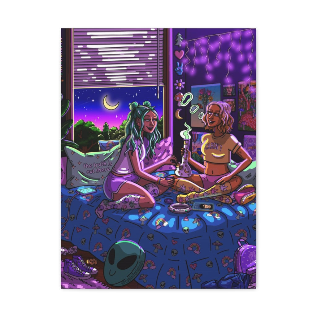 "Storm & Calia" Canvas Print
