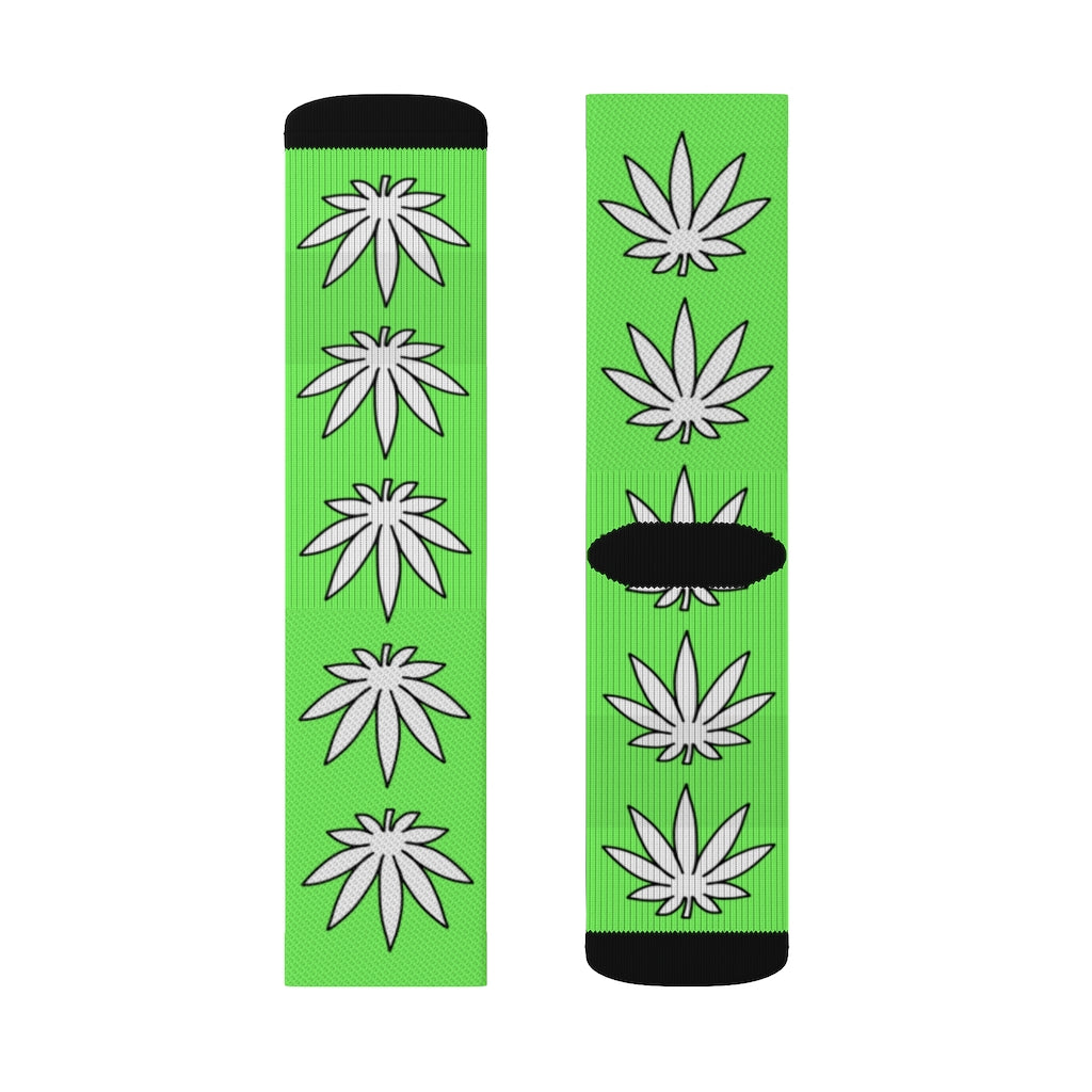 Lil' Leafy Socks - Limeade