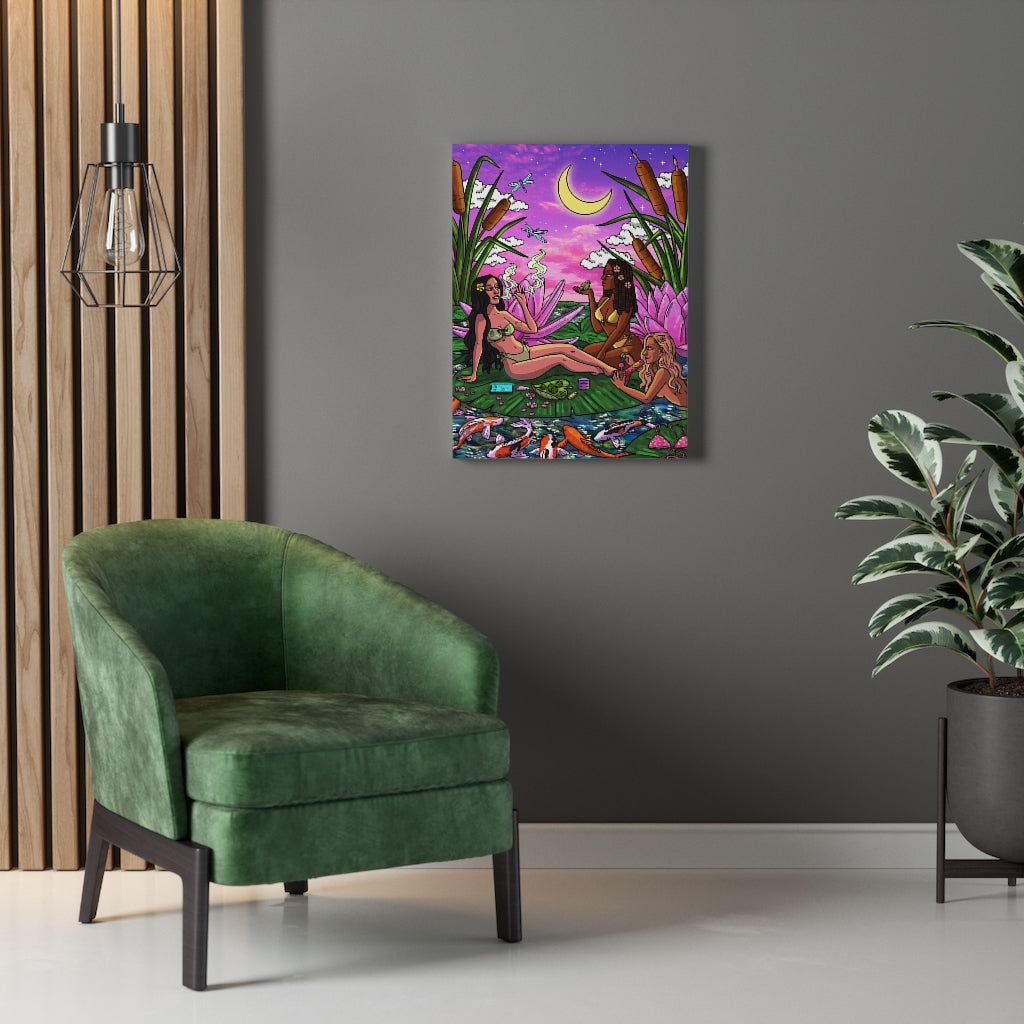 "Water Lilies" Canvas Print
