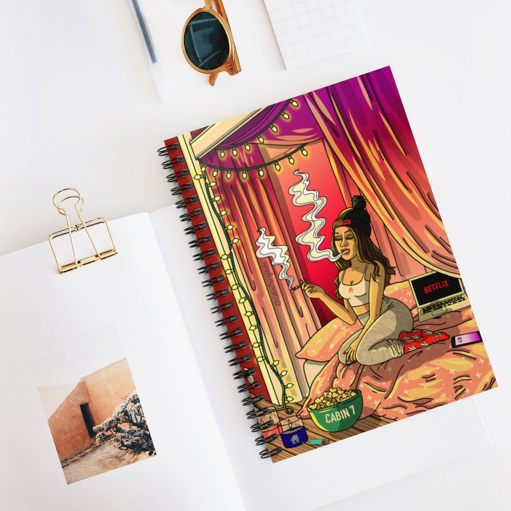 Cozy Evening Spiral Notebook