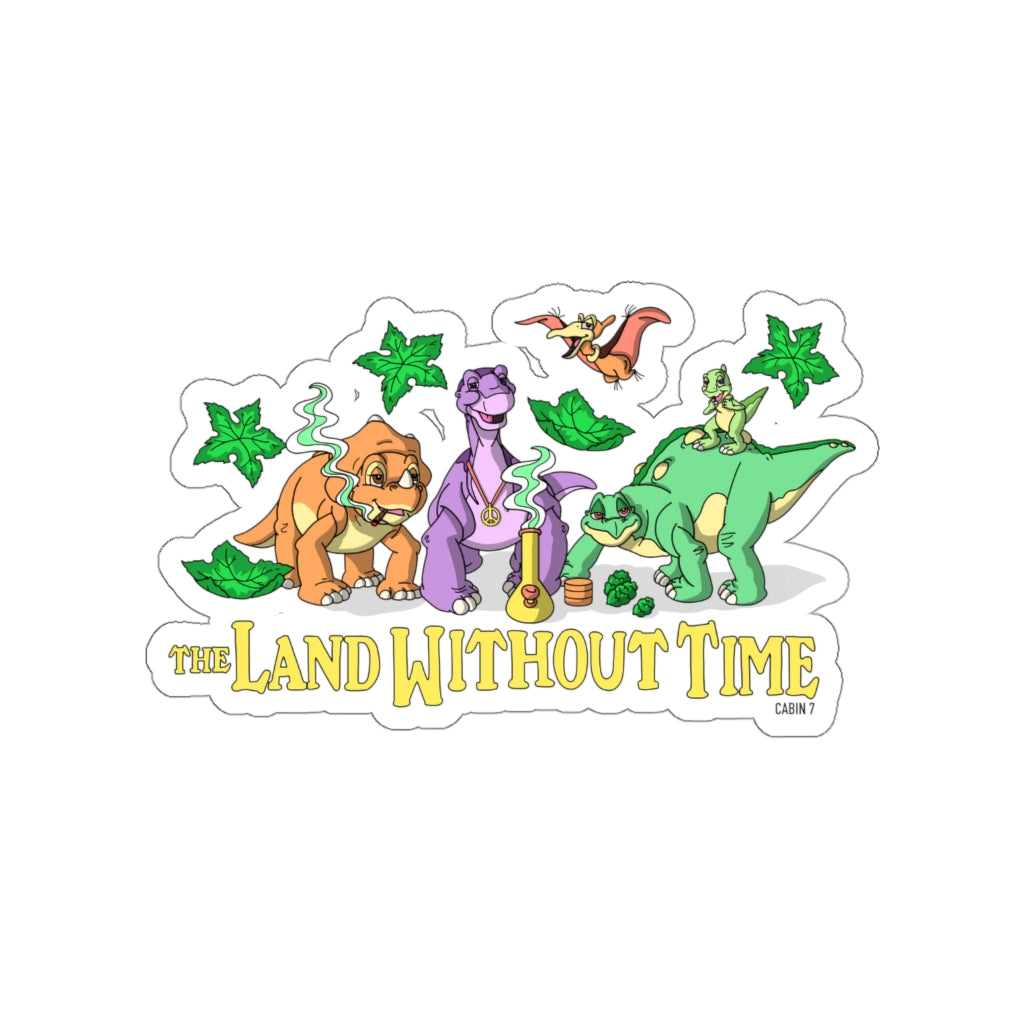 Land Without Time Sticker