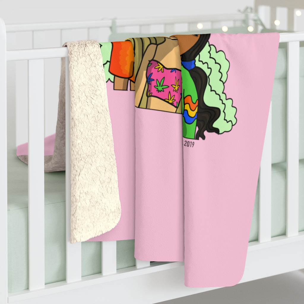 "Baked Babes" Sherpa Fleece Blanket