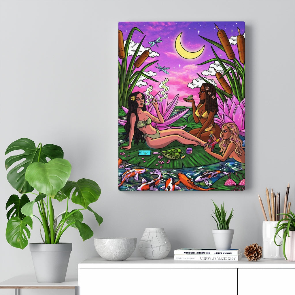 "Water Lilies" Canvas Print