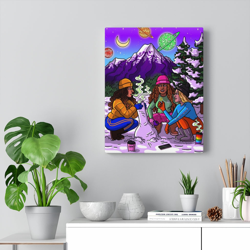 "Snow Bong" Canvas Print