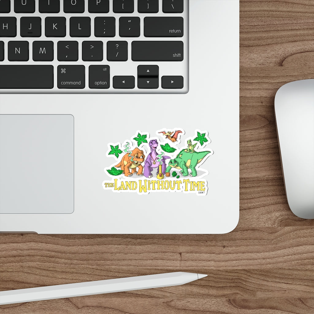 Land Without Time Sticker