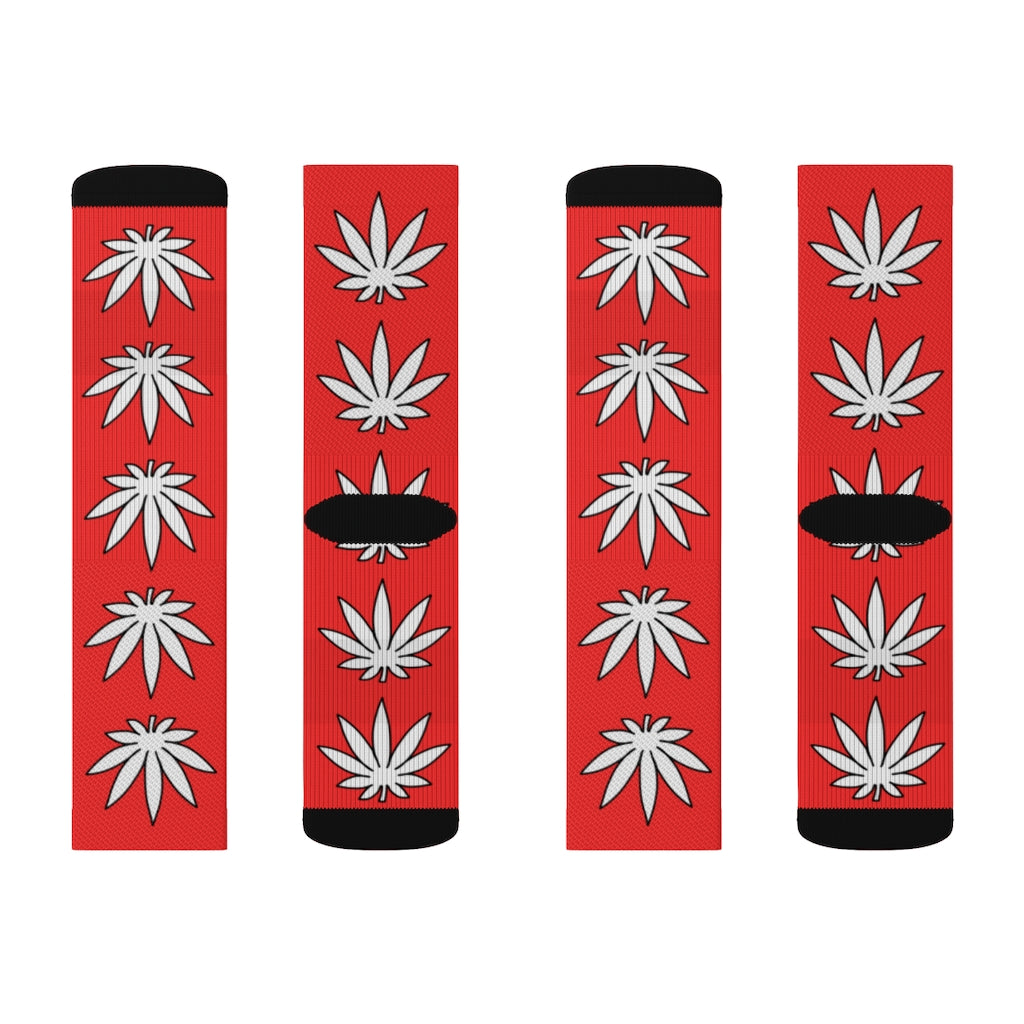 Lil' Leafy Socks - Rose