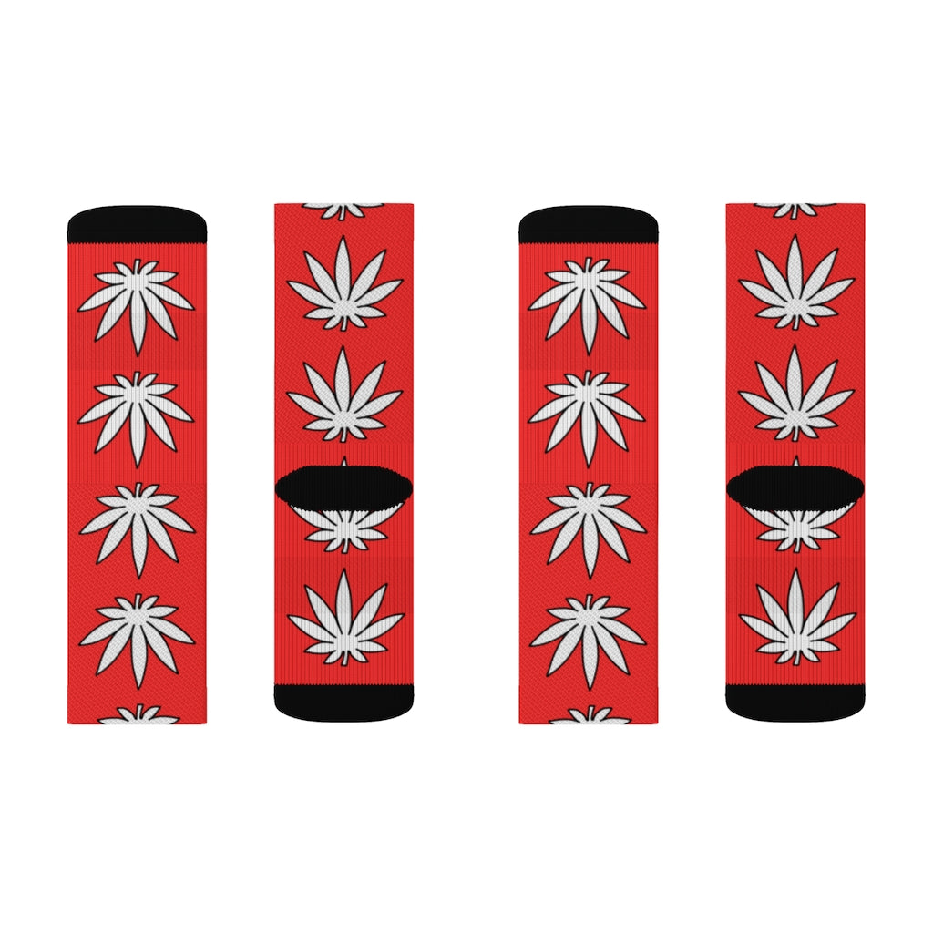Lil' Leafy Socks - Rose