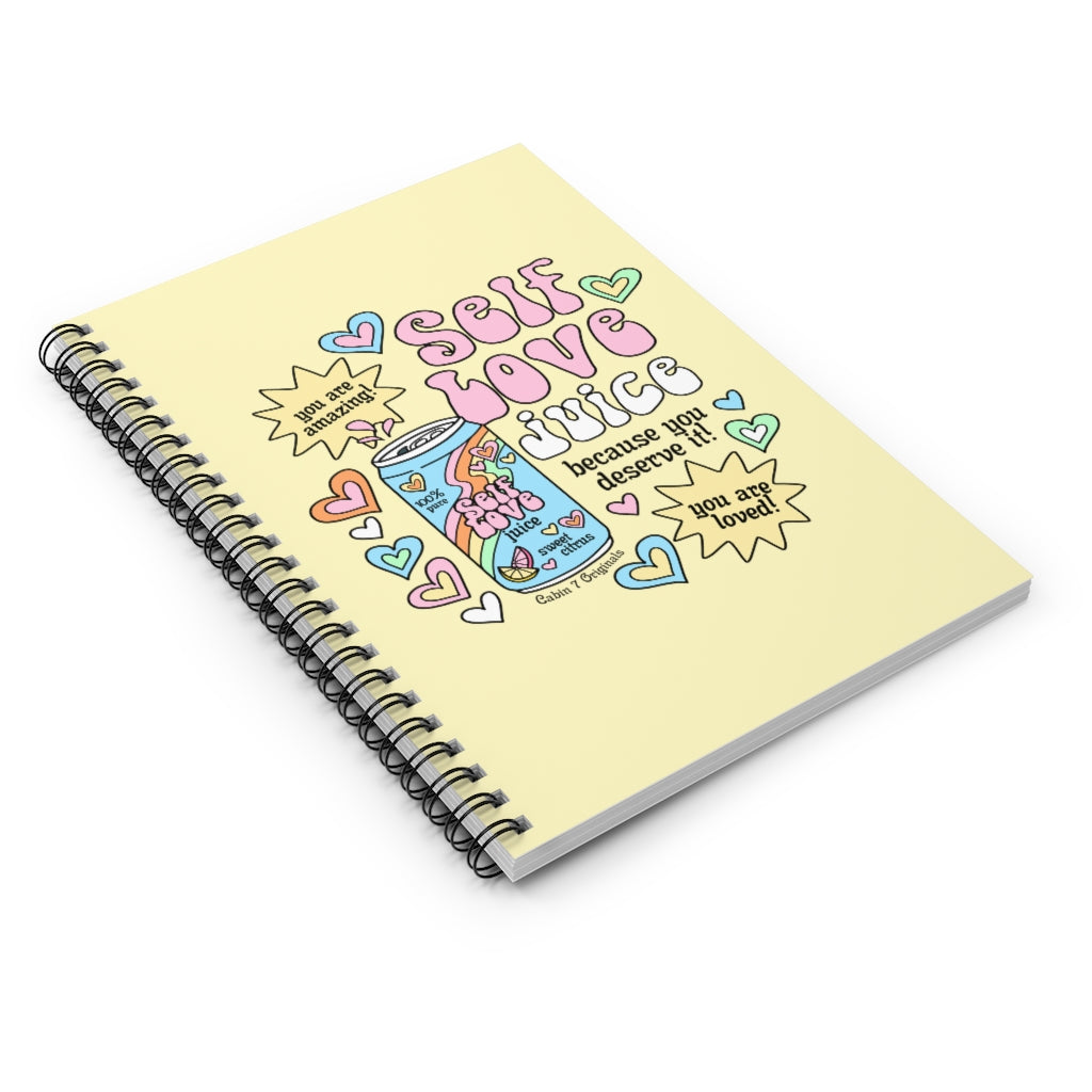 Self Love Juice Spiral Notebook