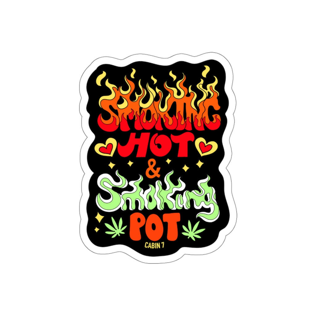 Smoking Hot Sticker