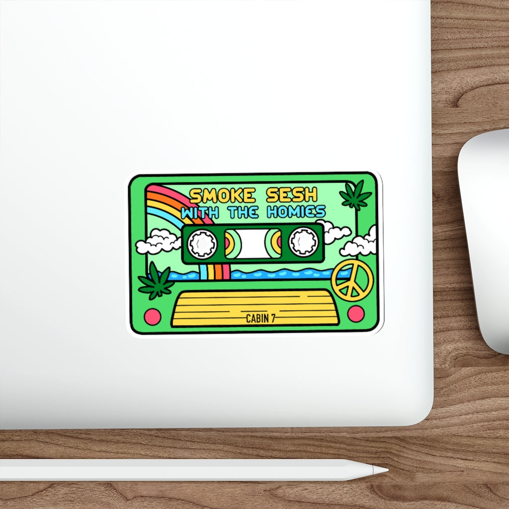 Smoke Sesh Mixtape Sticker