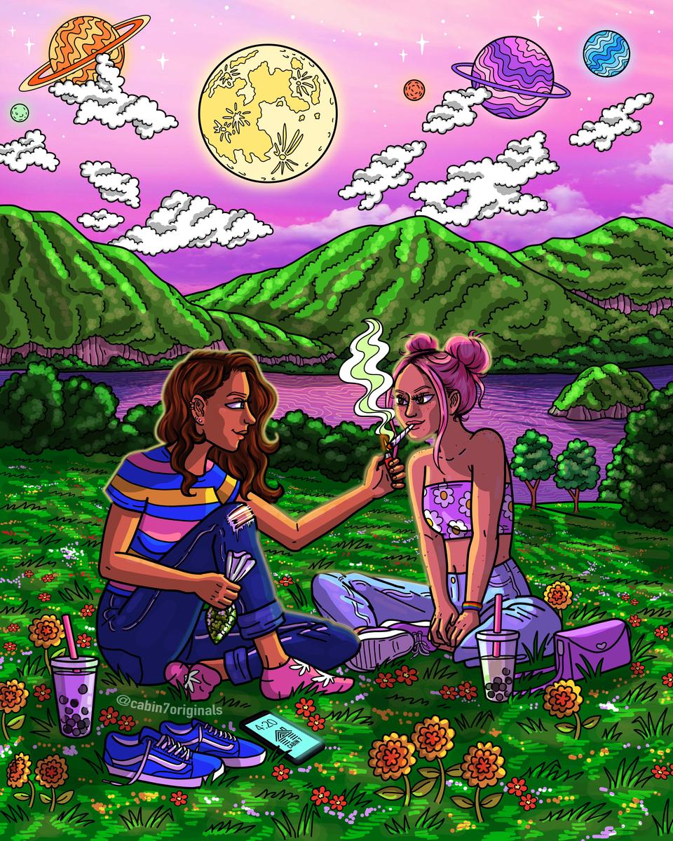 "Do You Wanna Get High?" Poster Print